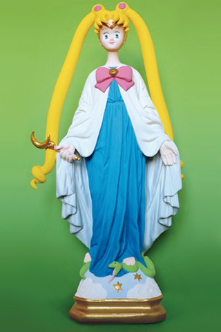 Illustration for article titled Our Lady of the Mushroom Kingdom Turns Mario Into Religious Iconography